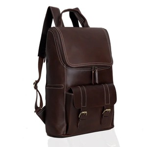 Sac à dos en cuir Madison de haute qualité fabriqué à la main en cuir de buffle véritable de style vintage avec logo personnalisé accepté - Product Image 4