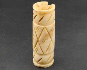 Faizacraft, cuentas de hueso de búfalo gruesas hechas a mano, fabricación de joyas de hueso Natural sueltas, pipa para el cabello hecha con hueso de concha y cuentas de Coral - Product Image 4