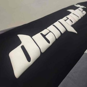 Streetwear Mens Trousers <b>Jogger</b> Sweatpants Custom 3D Puff Print <b>Stacked</b> Flared Sweatpants Men - Product Image 3