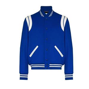 Veste bomber universitaire en laine de style streetwear pour homme, veste de baseball vintage personnalisée OEM pour l'hiver - Product Image 2