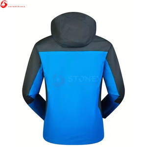 Oem Custom Men's Windbreaker <b>Jacket</b> Canvas <b>Thin</b> Hooded <b>Waterproof</b> Breathable Eco-Friendly Mandarin Collar Solid Color Casual - Product Image 2