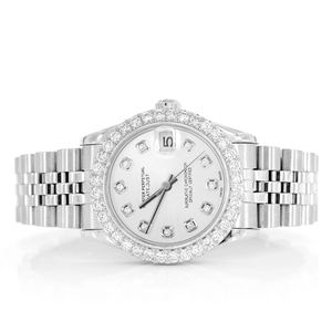 Montre de luxe en acier inoxydable avec mouvement à quartz, sertie de moissanite, cadran en verre, bracelet de 20 mm, 41 mm, édition limitée personnalisée - Product Image 1