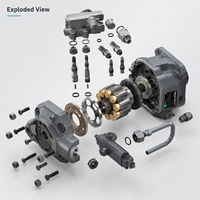 Pompe à piston hydraulique pour excavatrice A10VSO45 A10VSO28 A10VSO45DFR1/31R-PPA12N00 R902520787 A10VO28ED72/52R-VSC11N00P-S1457
