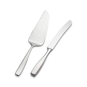 Juego de cuchillo y servidor de pastel de la mejor calidad lujoso de acero inoxidable pulido brillante, cuchillo de servidor de pastel de calidad Premium hecho a mano personalizado - Product Image 4