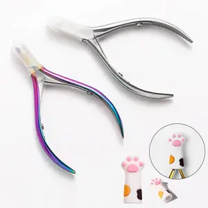 Professional Stainless Steel Nail Cuticle Nipper Nail Cuticle Cutter Clipper for Fingernails and Toenails