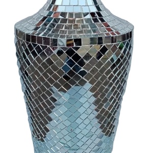 Pots de fleurs en mosaïque de verre, contenants pour plantes d'intérieur, jardinières d'extérieur, pots de fleurs en céramique, pots de fleurs en plastique, terre cuite - Product Image 1