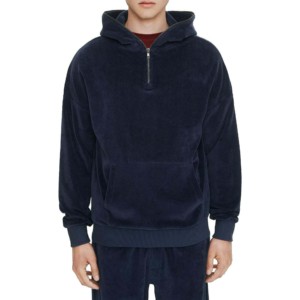 2025 meilleure vente nouveau style sweats à capuche en velours à la mode pour hommes et garçons 100% coton pour l'hiver prix de gros - Product Image 1