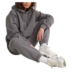 เสื้อฮู้ดผู้หญิงแบบหลวม สไตล์สตรีทแวร์ แขนยาว มีกระเป๋า ผ้าฟลีซ น่ารัก - Product Image 3