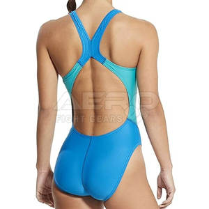 Traje de baño transpirable para mujer de calidad superior más vendido logotipo personalizado 1 pieza - Product Image 4