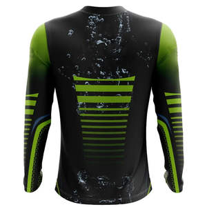 Ropa de pesca Upf50 +, camisas de pesca transpirables de secado rápido de manga larga para hombres, camisas de pesca, protección solar, estampado de sublimación - Product Image 2