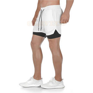 Shorts de sport pour homme, taille mi-haute, respirants, en nylon/polyester, de haute qualité, fermeture à cordon, prix bas, vente flash - Product Image 6