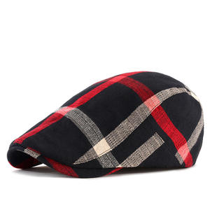Béret écossais britannique à visière pour homme et femme, chapeau de loisirs de plein air, protection solaire pour l'automne et le printemps, pour l'hiver - Product Image 1