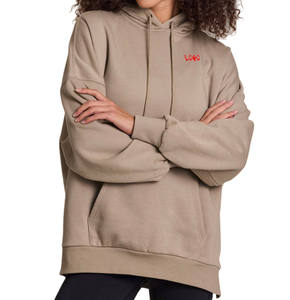 Sweat à capuche unisexe personnalisé en molleton respirant doublé avec fermeture éclair, épais, 100 % coton, pour homme, hiver - Product Image 3