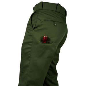 Spring Autumn Security <b>Guard</b> <b>Uniforms</b> Pant Olive Green Color Custom Size High Quality Custom Material Security Pants Belt Loop - Product Image 2