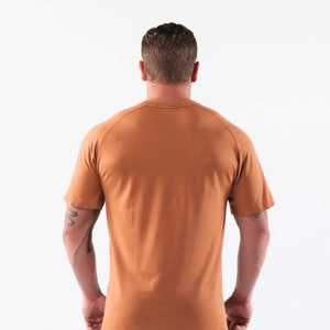 เสื้อยืดผ้าฝ้าย100% หรูสำหรับผู้ชายขนาดใหญ่กว่าปกติคอจำลองระบายอากาศได้ดีเฮฟวี่เวทยาวปรับแต่งได้จัดส่งแบบ DP - Product Image 2