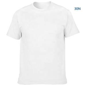 Personnalisé T-shirt brodé imprimé pour hommes T-shirts unis personnalisés en coton blanc pour hommes - Product Image 5