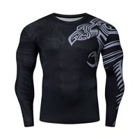Combinaison de sport MMA pour hommes, T-shirt MMA, short de Muay Thai, ensemble de boxe, Rashguard de compression, T-shirt de Jiu Jitsu, Rashguard Bjj