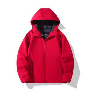 Chaqueta de Forro Polar Cortavientos con Cremallera Delantera y Cuello Alto con Capucha, Estilo Minimalista Informal, Delgada, Vintage, para Hombre, JAC22 JK0109 - Product Image 4