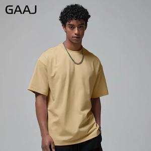 T-shirt à manches courtes et col rond décontracté à la mode en coton 100% pour hommes - Product Image 4