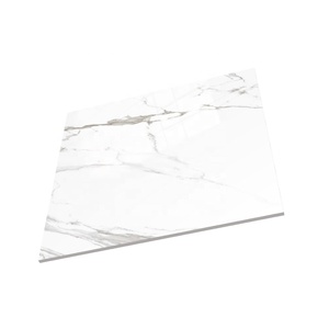 Moderno elegante sala de estar 600*600mm nuevo Calacatta Bianco azulejos de porcelana brillante pared suelo Fondo azulejo estilo contemporáneo - Product Image 3