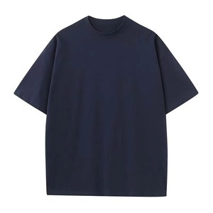 Camisetas de algodón 100% con hombros caídos, ropa de calle al por mayor, camisetas de hombre con serigrafía de logotipo personalizado de peso pesado de gran tamaño de alta calidad - Product Image 6