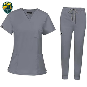 Uniformes de Enfermería Personalizados de Alta Calidad al por Mayor, Uniformes Médicos de Lona para Hospital, Trajes Médicos con Tallas Personalizadas, 100% Algodón para Verano - Product Image 1