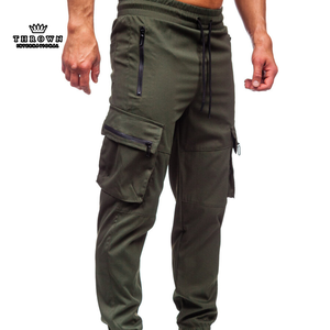 Pantalones Cargo transpirables personalizados de alta calidad para hombre, ropa de entrenamiento para correr al aire libre, deportes de invierno, chándal deportivo - Product Image 2