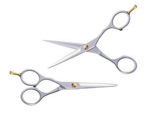 Ciseaux de coupe de cheveux de logo personnalisé en acier inoxydable de haute qualité Ciseaux de coiffeur professionnels pour une utilisation en salon - Product Image 1