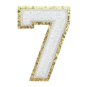 Meilleurs nouveaux badges de broderie de tissu personnalisés en gros pour vêtements patchs tissés patchs en chenille de vêtement à bas quantité minimale de commande - Product Image 1