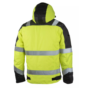 Chaqueta de Seguridad Softshell de Alta Calidad, Resistente al Viento, con Reflectivo de Alta Visibilidad - Product Image 4