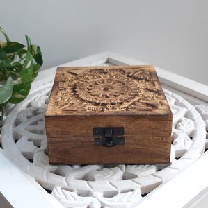 กล่องเก็บเครื่องประดับต่างหูวอลนัทสีดำกล่องไม้เนื้อแข็งกล่องบรรจุภัณฑ์แหวนไม้ไผ่แบบกำหนดเองหรูหราราคาถูก - Product Image 4