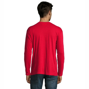 Camisetas Nuevas de Manga Larga para Hombre, Cuello Redondo, Color Sólido, Camisetas Deportivas para Hombre, Ropa de Gimnasio, Camisetas de Fitness para Hombre - Product Image 3