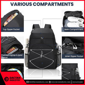 Nuevo Paquete de bolsa deportiva de baloncesto de alta calidad a la moda, forro de poliéster impermeable hecho a medida - Product Image 2