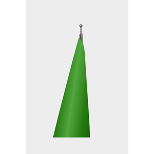 Drapeau d'intérieur officiel zambien avec logo personnalisé, impression numérique, matériau polyester, mât en aluminium - Product Image 3