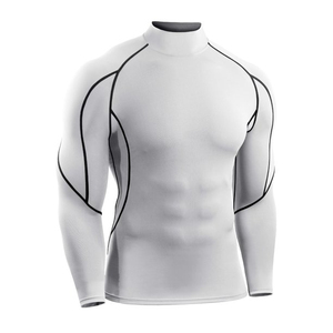 Dernière vente en gros de protection contre les éruptions cutanées à manches complètes par compression par sublimation personnalisée/avec un design entièrement personnalisé 100% Spandex/Nylon - Product Image 1
