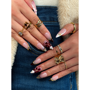 Art des ongles à presser Blood Rose Noir Couture - Product Image 2