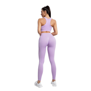 Conjunto de Yoga de alta calidad Impreso Precio asequible Estilo de tendencia Recién llegado Conjunto de yoga para mujeres de etiqueta privada - Product Image 4