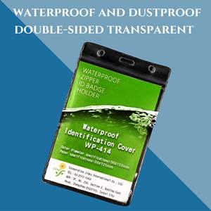 ที่ใส่บัตรพีวีซีใสแบบตั้ง WP-617 พร้อมสายคล้องคอแบบซิป - อุปกรณ์สำนักงานที่ใช้งานได้จริง - Product Image 2