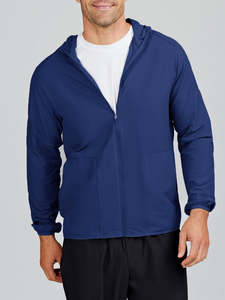 Personnaliser le style et la conception Streetwear Polyester Softshell imperméable Sports de plein air course coupe-vent veste de pluie pour hommes - Product Image 3