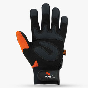 Skatiq Guantes de seguridad de cuero de alta calidad, diseño antideslizante reflectante original para mecánicos - Product Image 3