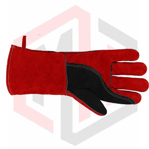 Gants de soudage Tig en cuir de vachette en gros Gants de sécurité en cuir de vache longs et courts du fabricant pakistanais à bas prix - Product Image 5