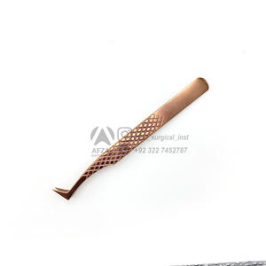 2025 pince à épiler d'extension de cils en acier inoxydable durable japonaise pince à épiler avec embouts en fibre - Product Image 3