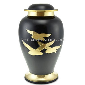 Top Selling Premium Quality Metal Cremation Urn Unique Designer Classic Stylish Funeral Supplies Decorative Ashes Pet Jars - Product Image 2