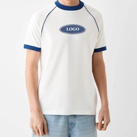 Prix d'usine Marque Imprimé Design Hommes T-shirt Nouveau Design De Luxe Qualité Imprimé À Manches Courtes Boxy-Fit T-shirt