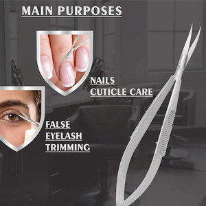 Reasonable Price Curved Stainless Steel <b>Nail</b> <b>Scissors</b> Durable <b>for</b> <b>Nail</b> Care Grooming Daily Use Beauty Tool QORVEX INSTRUMENTS 3 - Product Image 3