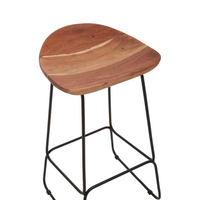 Tabouret de bar moderne en cuir véritable pour usage commercial, idéal pour les hôtels, les gymnases, les écoles et les espaces extérieurs
