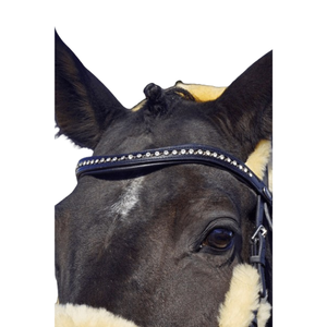 Brida de Cuero para Caballo con Diadema Trenzada, Duradera, Totalmente Personalizable, Ajustable, de Alta Calidad - Product Image 3