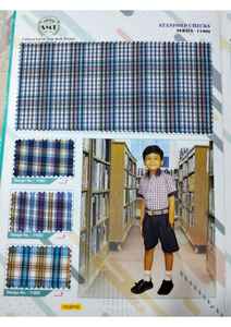 Best-Quality Customized School Uniform Check <b>Fabric</b> | Affordable <b>Medium</b>-Weight Material for Uniforms - Product Image 3
