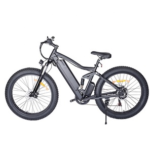 One Drop Shipping EU Warehouse 26 Inch 48v 10.4ah Fat Tire Full Shock Absorber <b>Electric</b> Bike Aluminum Alloy 15ah Rear <b>Hub</b> 60 km - Product Image 1