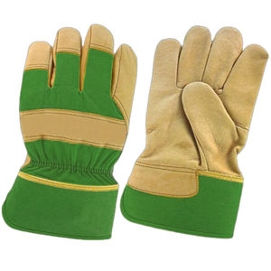 Guantes de Seguridad Mecánicos de Venta al por Mayor, Cuero Sintético Transpirable con Spandex, Guantes de Trabajo de Protección Industrial para las Manos - Product Image 4